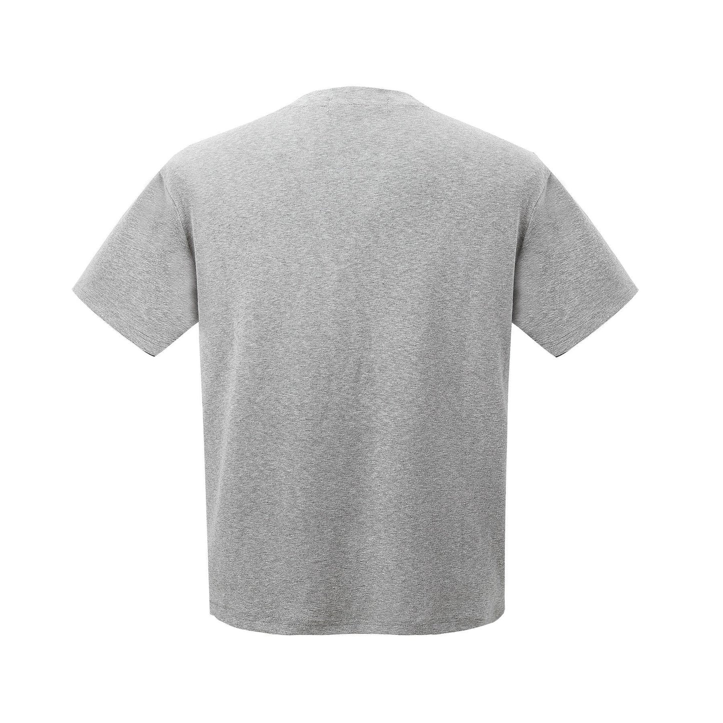 2025 K58 2025n retro deconstruction high-end street tide fake two-piece design men's short and wide cleanfit short-sleeved T-shirt