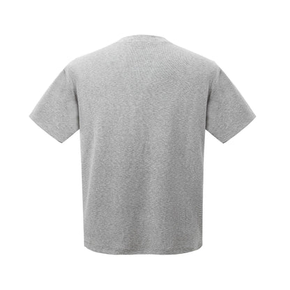2025 K58 2025n retro deconstruction high-end street tide fake two-piece design men's short and wide cleanfit short-sleeved T-shirt