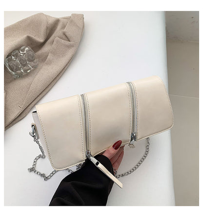 ANTMVS 2025 popular spring new New popular fashion baguette bag simple Popular texture chain shoulder messenger bag bag