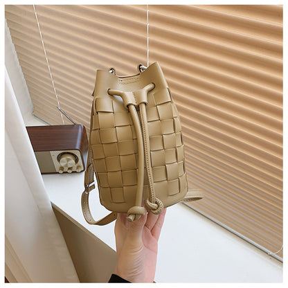 ANTMVS 2025 New trend versatile pump belt bucket bag Internet celebrity same Popular style woven bag shoulder messenger bag bag