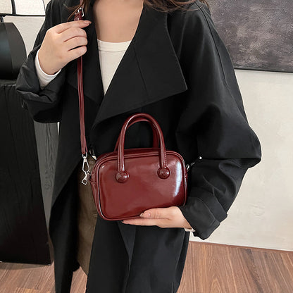 ANTMVS 2025 Korean niche crossbody pillow bag women's popular new trendy fashion one shoulder underarm bag portable small square bag women