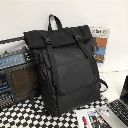 Waterproof Large Capacity Backpack Men's Business Computer Backpack Women's High-Grade Outdoor College Students Bag Cross-Border