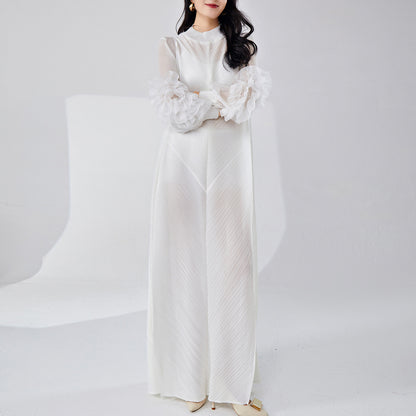 2025 Hot trade Middle East long dress temperament elegant party dress skirt high sense loose large size fashion dress