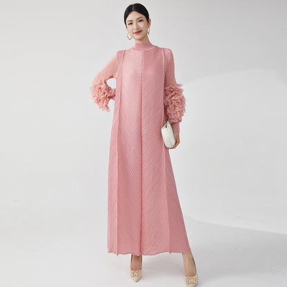 2025 Hot trade dress long dress high sense hot sale women's clothing high sense loose large size temperament elegant dress dress
