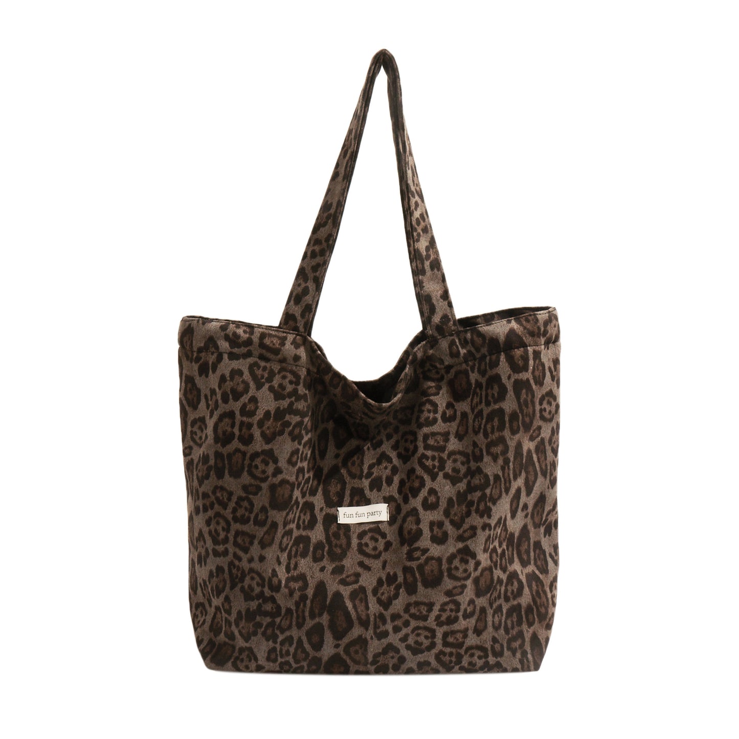 ANTMVS 2025 This year, the popular leopard print bag women's popular new high-end casual shoulder bag large-capacity commuter tote bag