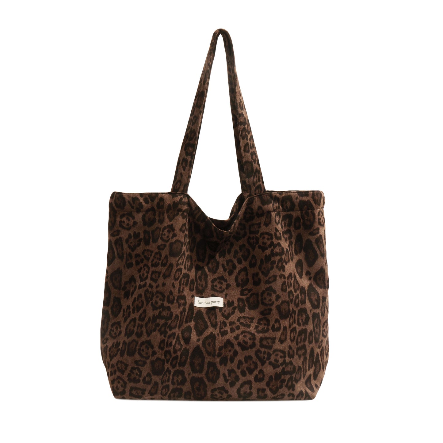 ANTMVS 2025 This year, the popular leopard print bag women's popular new high-end casual shoulder bag large-capacity commuter tote bag