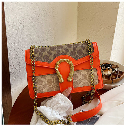 ANRMVS Spring New Cross-Border Bags Presbyopic Chain Stitching Shoulder Crossbody Small Square Bag Women's Bag