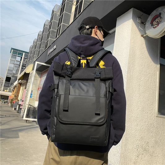 Waterproof Large Capacity Backpack Men's Business Computer Backpack Women's High-Grade Outdoor College Students Bag Cross-Border