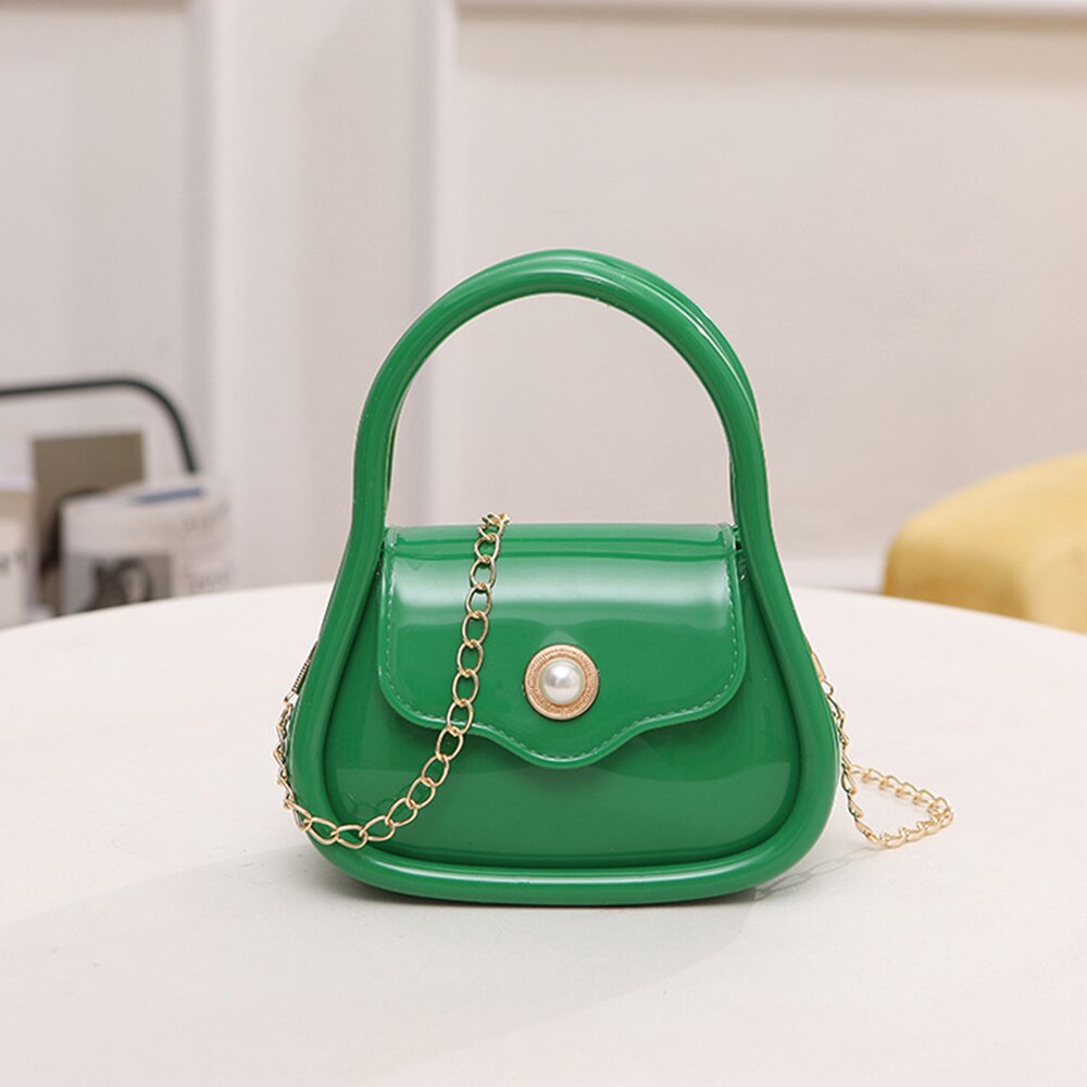 Antmvs Antmvs  Fashion Small Jelly Color mini Shoulder Bags for Women Handbag Trendy Square Crossbody Messenger Bags Ladies Mini Handbags