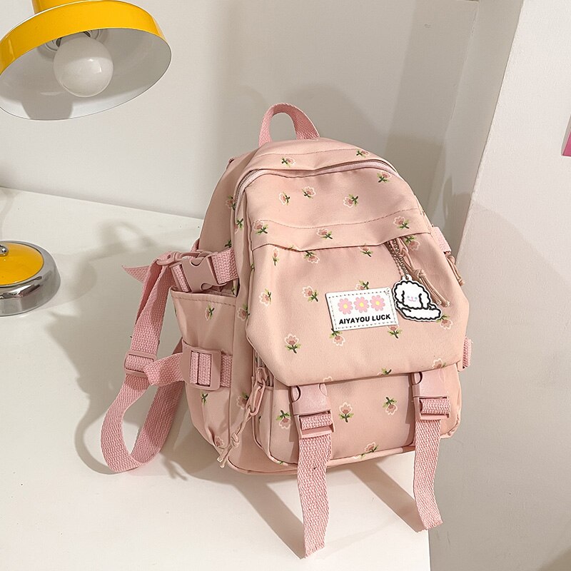 Antmvs Antmvs  Small Women's Backpack Girls School Backpack Waterproof Nylon Fashion Japanese Casual Young Girl's Bag Female Mini Mochila