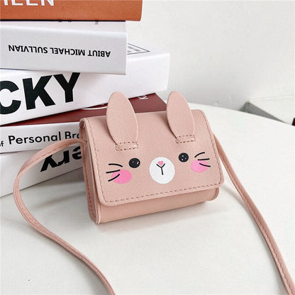 Antmvs Antmvs  Children's Accessories Small Shoulder Bag Cute Rabbit Girls Small Crossbody Bags Cartoons Mini Coin Purse Handbags kids bag