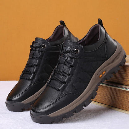 Antmvs  Autumn Casual Men Leather Shoes Quality Men's Casual Sneakers Designer Bussiness Outdoor Shoes For Man Driving Work Shoe