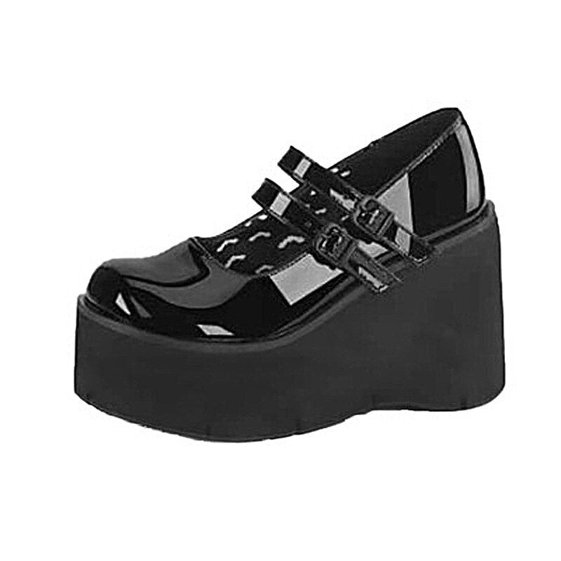 antmvs   Summer Women's Shoes Platform Shoes  Mary Jane Shoes  Womens Platform Heels Ladies Punk Goth Thick Sole Sapato Feminino