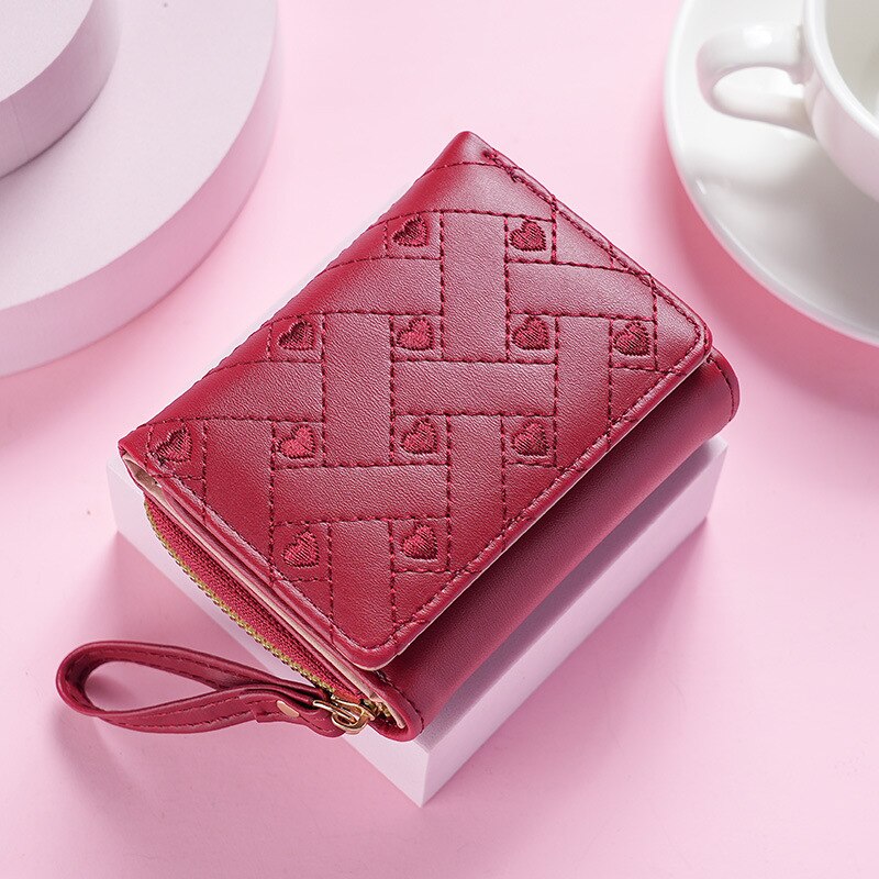 Antmvs Antmvs Women's Wallet Short Women Coin Purse Fashion Wallets For Woman Card Holder Small Ladies Wallet Female Zipper Tassel Mini Clutch