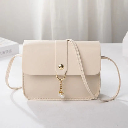 Antmvs Antmvs - Women's Bag Versatile Summer Women's Bag Contrast Small Square Bag With Pearl Pendant Fashion Ladies Bag Crossbody Bag