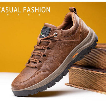 Antmvs  Autumn Casual Men Leather Shoes Quality Men's Casual Sneakers Designer Bussiness Outdoor Shoes For Man Driving Work Shoe