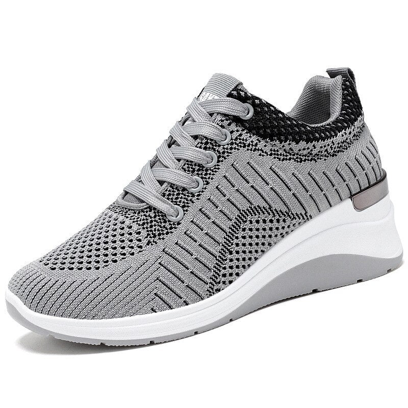 Antmvs  Ladies Platform Sneakers Fashion Versatile Flat Sneakers Mesh Breathable Ladies Casual Shoes Zapatos Casuales De Mujer