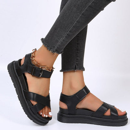 antmvs  Summer Women's Wedge Platform Sandals Fashion Open Toe Shoes Woman Sandals Ladies Casual Sandalias Mujer Verano