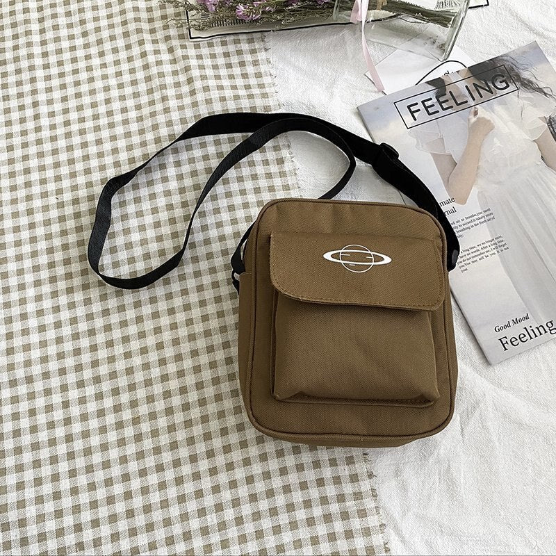 Antmvs Antmvs Korean Fashion Casual Female Messenger Crossbody Bag Purse Phone Bag Canvas Bag Japan Style Girl Small Shoulder Bags