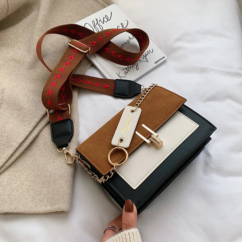 Antmvs Antmvs -  New Ladies Messenger Bags Fashion Mobile Phone Bags Casual Shoulder Bags Contrast Color Ladies Bags Luxury Designer Bags