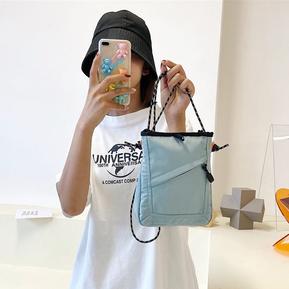 Antmvs Antmvs Mini Waterproof Messenger Bag Square Bag Mobile Phone Bag Mini Casual Mobile Phone Unisex Travel Square Handbag Shoulder Bag