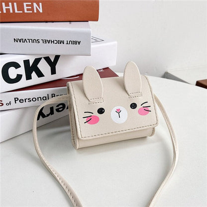 Antmvs Antmvs  Children's Accessories Small Shoulder Bag Cute Rabbit Girls Small Crossbody Bags Cartoons Mini Coin Purse Handbags kids bag