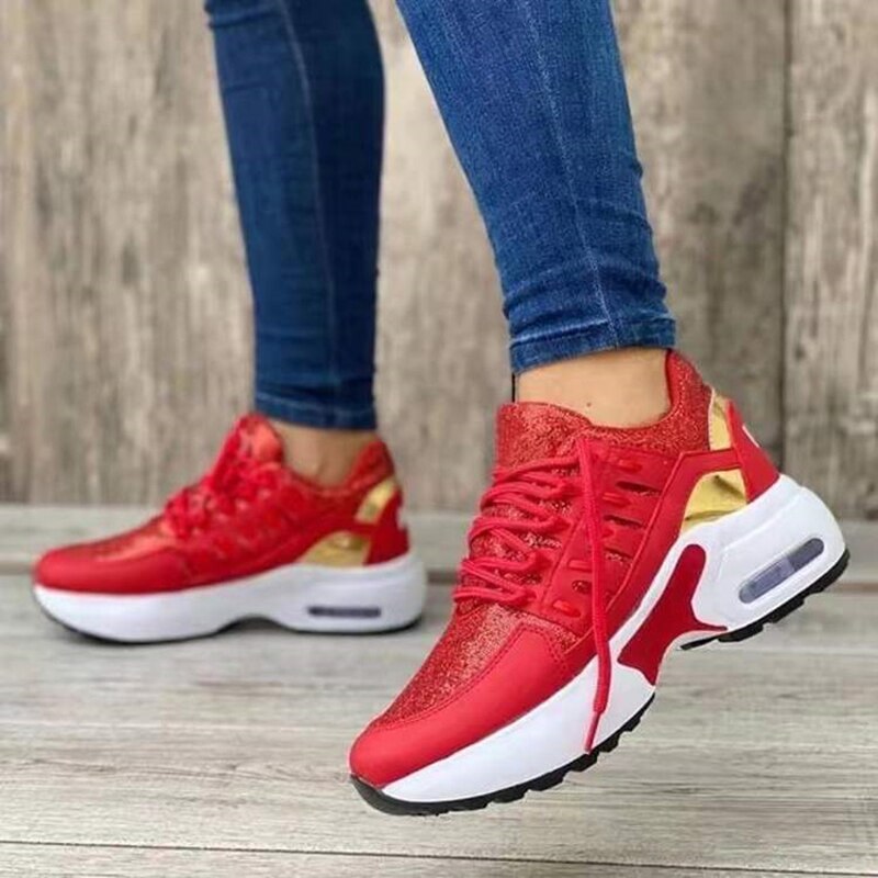 antmvs   Comfortable Outdoor High-Quality Walking Shoes Women's White Shoes Spring Autumn New Lace-Up Flat Casual Sports Shoes