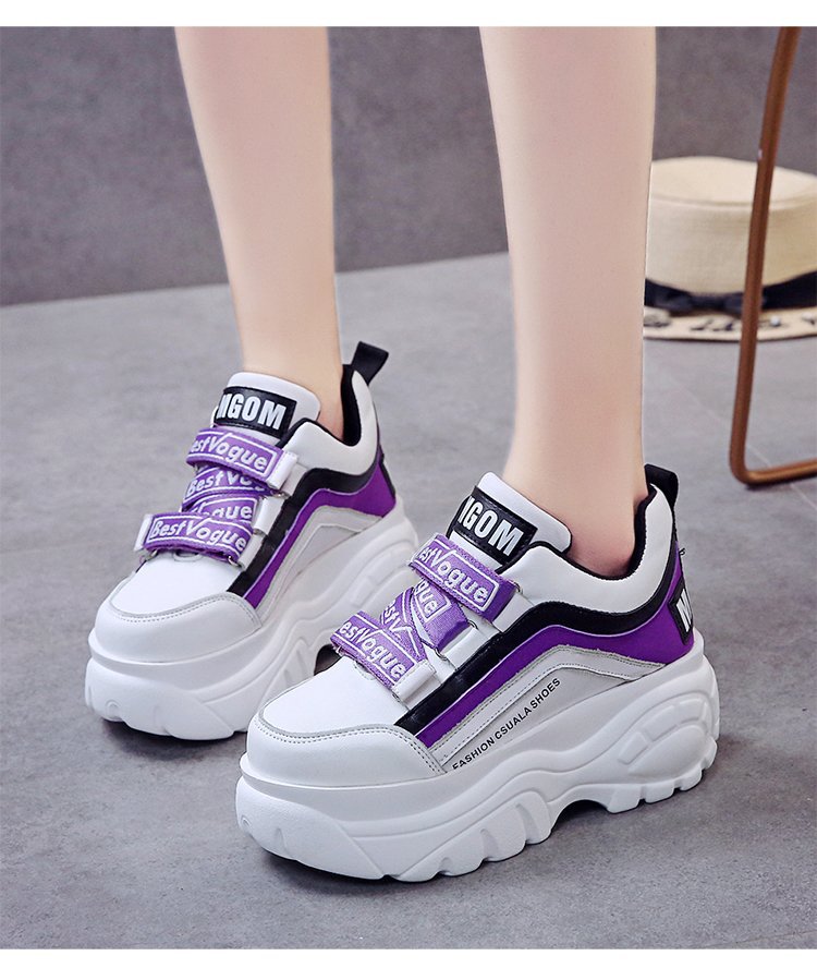 Antmvs  Sneaker Women Buckle Woman Muffin Breathable Women Causal Shoes Platform Spring Autumn Fashion Thick Bottom Sneakers