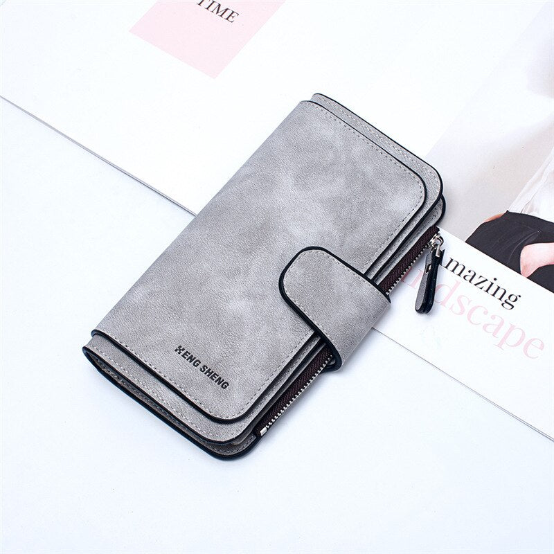 Antmvs Antmvs Long Wallet Women PU Leather Luxury Multi-Card Holder Clutch New Fashion Women's Wallet Purse Hasp Soft Ladies Coin Purse Bag