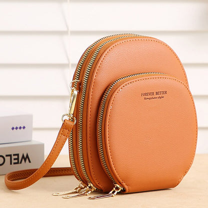 Antmvs Antmvs Women Shoulder Bag Small Crossbody Bag PU Female Large Capacity Mobile Phone Bag Ladies Handbag Gift