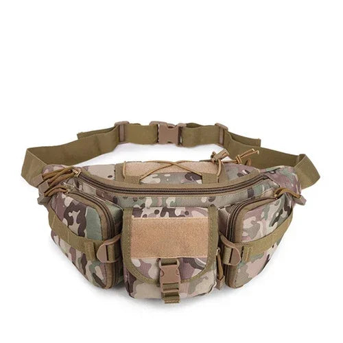 Antmvs Antmvs - Men's Tactical Waist Pack Sports Waterproof Multifunctional Solid Camouflage Hunting Hiking Multi-Purpose Nylon Phone Handsome