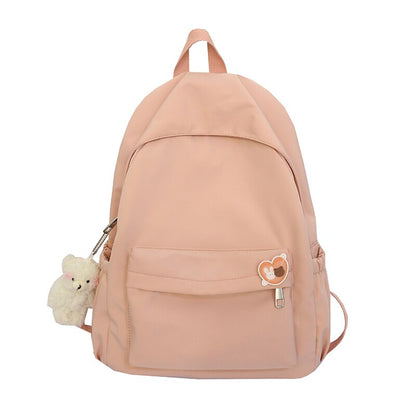 Antmvs Antmvs Casual Backpacks Women  Solid Color Women Shoulder Bag Nylon Teenage Girl School Bag Trend Backbag Mochilas Female