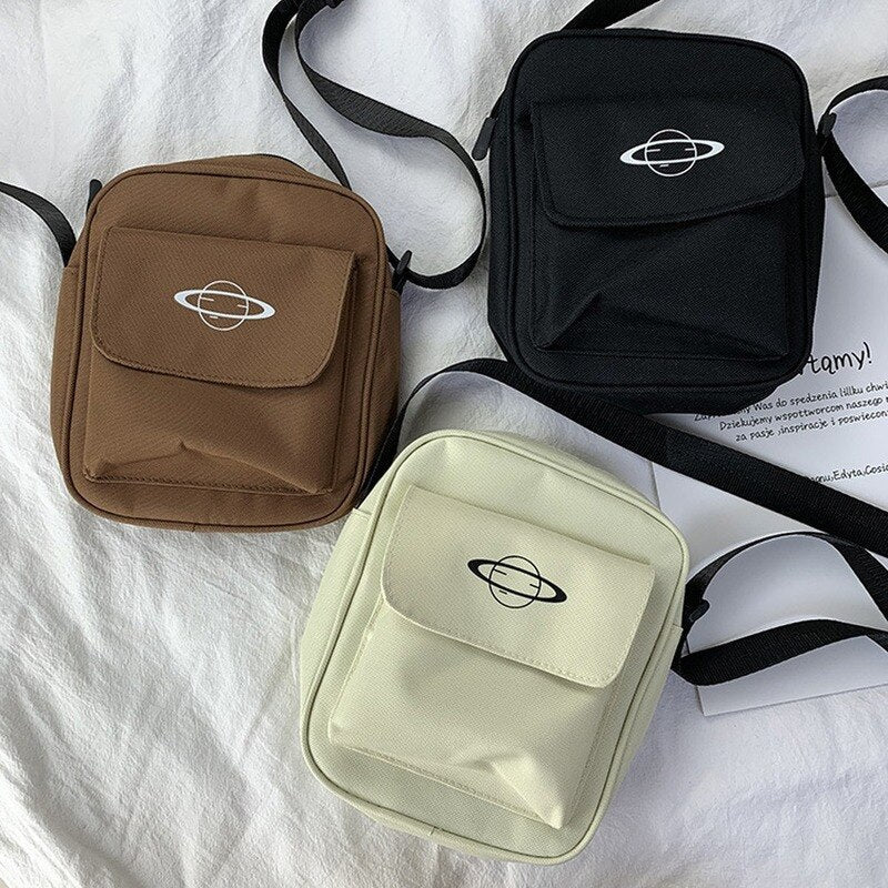 Antmvs Antmvs Korean Fashion Casual Female Messenger Crossbody Bag Purse Phone Bag Canvas Bag Japan Style Girl Small Shoulder Bags