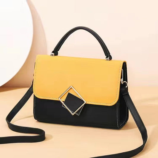 Antmvs Antmvs Bag Women Fashion Two-Color Stitching All-Match Shoulder Handbag Trend Small Square