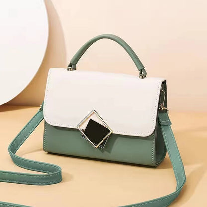 Antmvs Antmvs Bag Women Fashion Two-Color Stitching All-Match Shoulder Handbag Trend Small Square