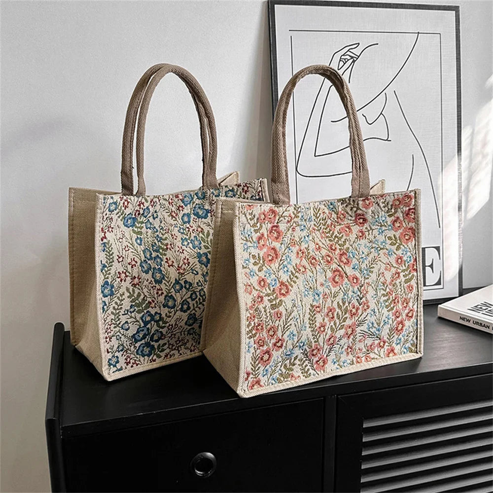 Antmvs Antmvs - Literary Large Capacity Cotton Linen Women'S Bag New Fashion Work Commuting Underarm Bag Shoulder Bag Casual Handbag