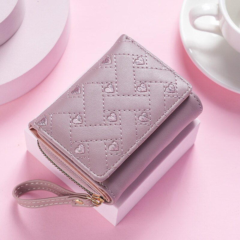 Antmvs Antmvs Women's Wallet Short Women Coin Purse Fashion Wallets For Woman Card Holder Small Ladies Wallet Female Zipper Tassel Mini Clutch