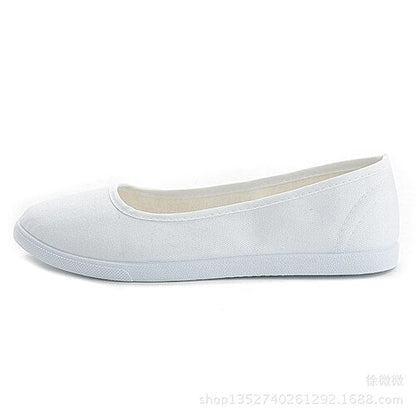 Antmvs  Women Canvas Loafers  New Woman Casual Vulcanized Ladies White Shoes Women's Fashion Wedges Female Comfortable Footwear