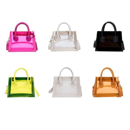 Antmvs Antmvs  Fashion PVC Jelly Bag Women Transparent Handbag Summer Beach Clear Shoulder Bags