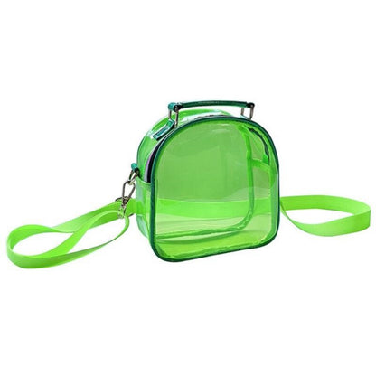 Antmvs Antmvs Transparent Shoulder Messenger Bag Portable Waterproof Shopping Bag Beach Bag Multifunctional Single Shoulder PVC Crossbody Bag