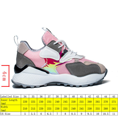 antmvs  Women Sneakers Spring Autumn Ladies Shoes Platform  For Women Flats Lace Up Breathable Sport Casual Platform Shoes