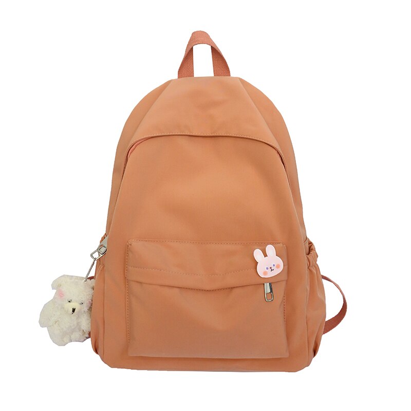 Antmvs Antmvs Casual Backpacks Women  Solid Color Women Shoulder Bag Nylon Teenage Girl School Bag Trend Backbag Mochilas Female