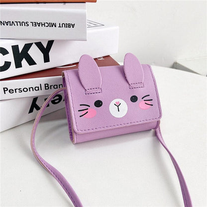 Antmvs Antmvs  Children's Accessories Small Shoulder Bag Cute Rabbit Girls Small Crossbody Bags Cartoons Mini Coin Purse Handbags kids bag