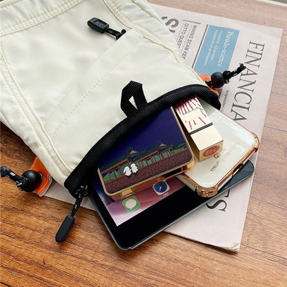 Antmvs Antmvs Mini Waterproof Messenger Bag Square Bag Mobile Phone Bag Mini Casual Mobile Phone Unisex Travel Square Handbag Shoulder Bag