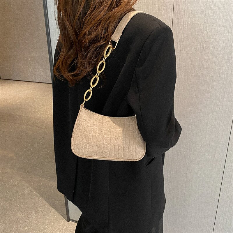 Antmvs Antmvs   Felt Shoulder Bags for Women Women's Subaxillary Bag Design Advanced Texture Armpit Handbags Purses Crescent Saddle Bag