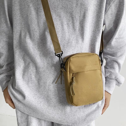 Antmvs Antmvs Messenger Sling Bags For Men Casual Canvas Small Zipper Crossbody Pouch Simple Small Crossbody Shoulder Bag Men Bag