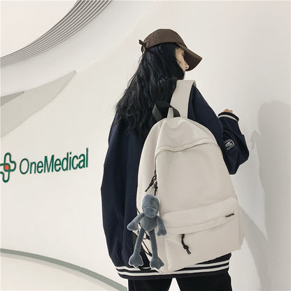 Antmvs Antmvs  New Fashion Backpack For Women Solid Color Large Capacity Casual Female Backpack College Students School Bag Unisex Laptop Bag