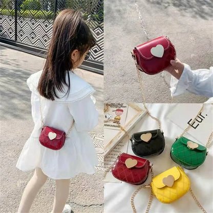 Antmvs Antmvs - Fashionable Cute Mini Children'S Crossbody Bag Princess Bag Waterproof Leather Shoulder Crossbody Small Pouch Coin Purse Handbag