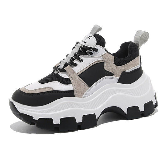 Antmvs  VIP Link For Dropshipping Fujin Chunky Sneakers Women Spring Thick Bottom Daddy Shoes Round Toe Breathing Leisure Women Shoes