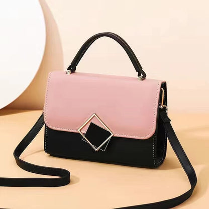 Antmvs Antmvs Bag Women Fashion Two-Color Stitching All-Match Shoulder Handbag Trend Small Square